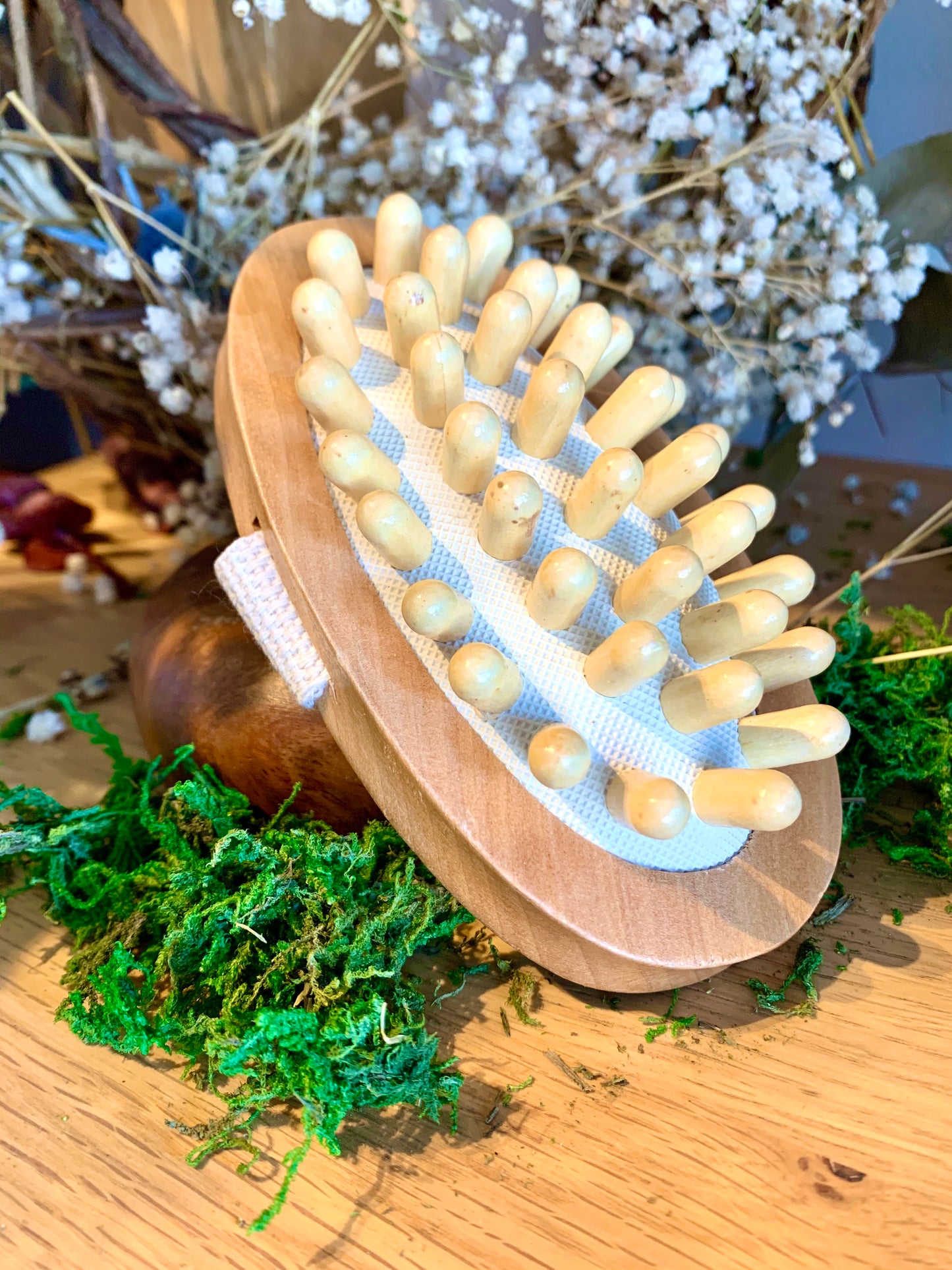 Wooden Lymphatic System Body Brush
